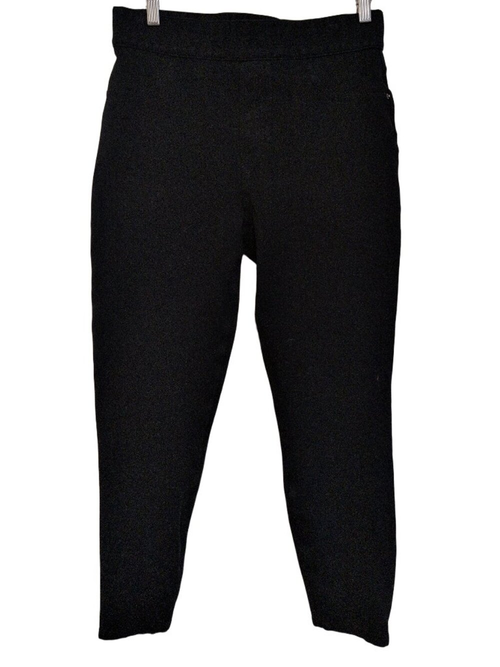 SPANX Women's Black Pull-On Jeans Faux Pocket Shapewear Soft Stretch Skinny Leg